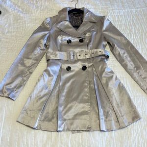 2️⃣ for $15 Silver Silk Peacoat